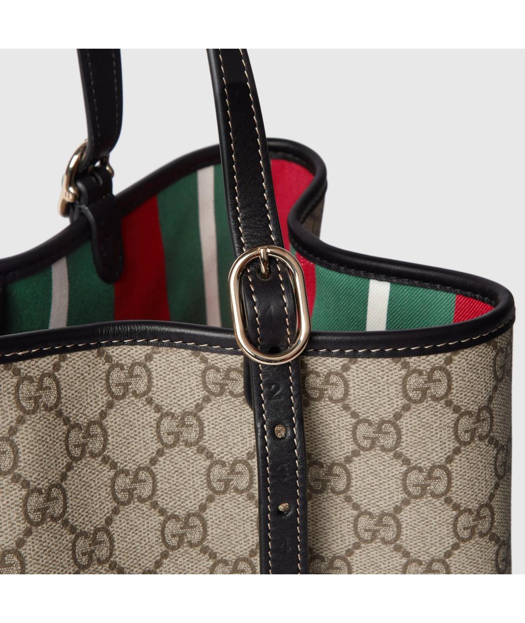 GUCCI Бежевая сумка тоут, фото 4