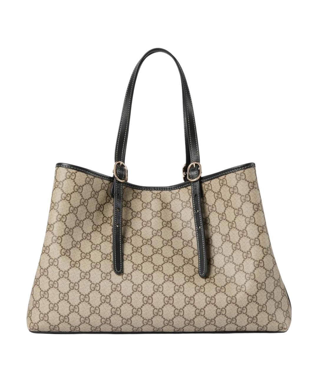 GUCCI Бежевая сумка тоут, фото 1