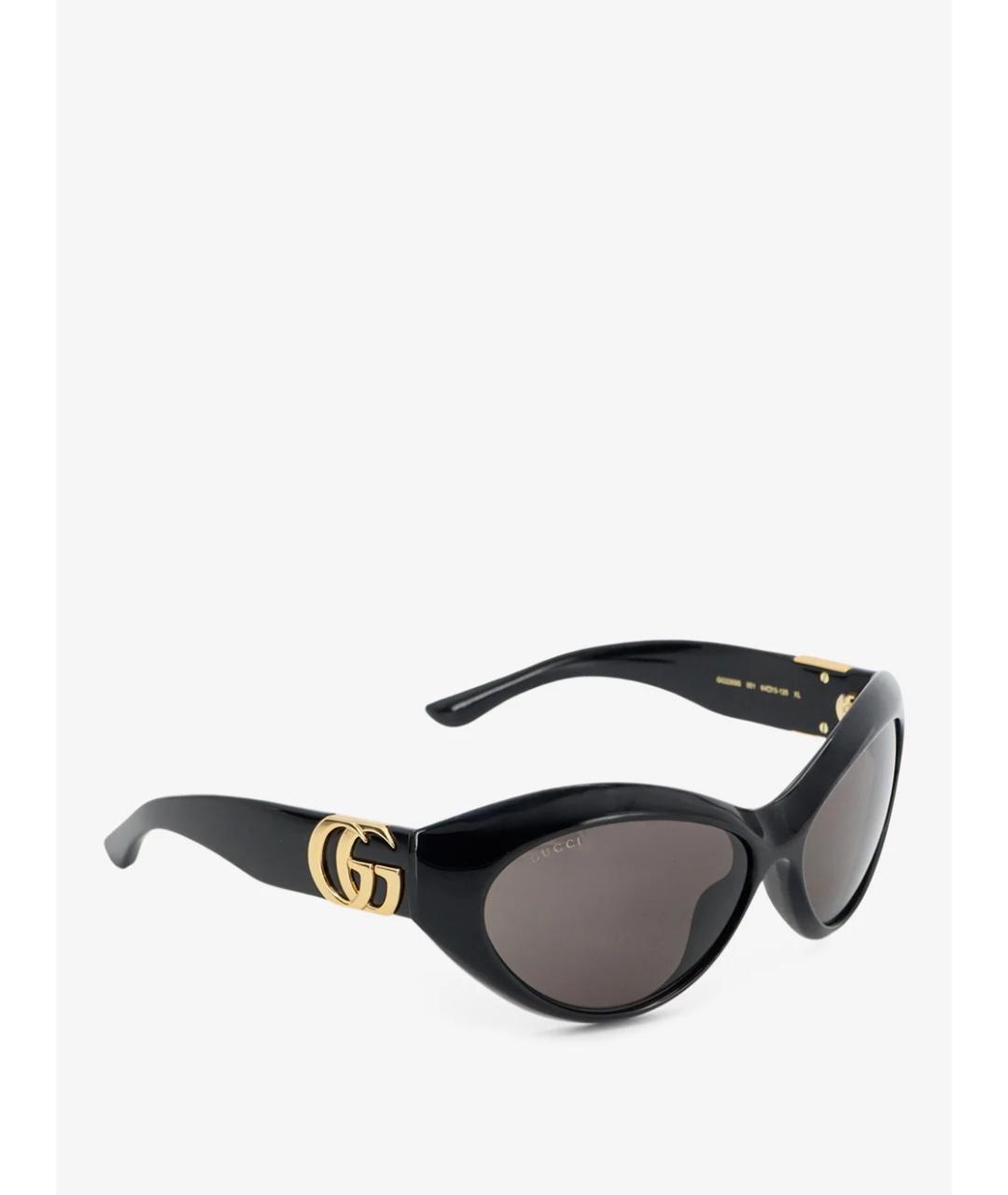 GUCCI Черные пластиковые солнцезащитные очки, фото 3