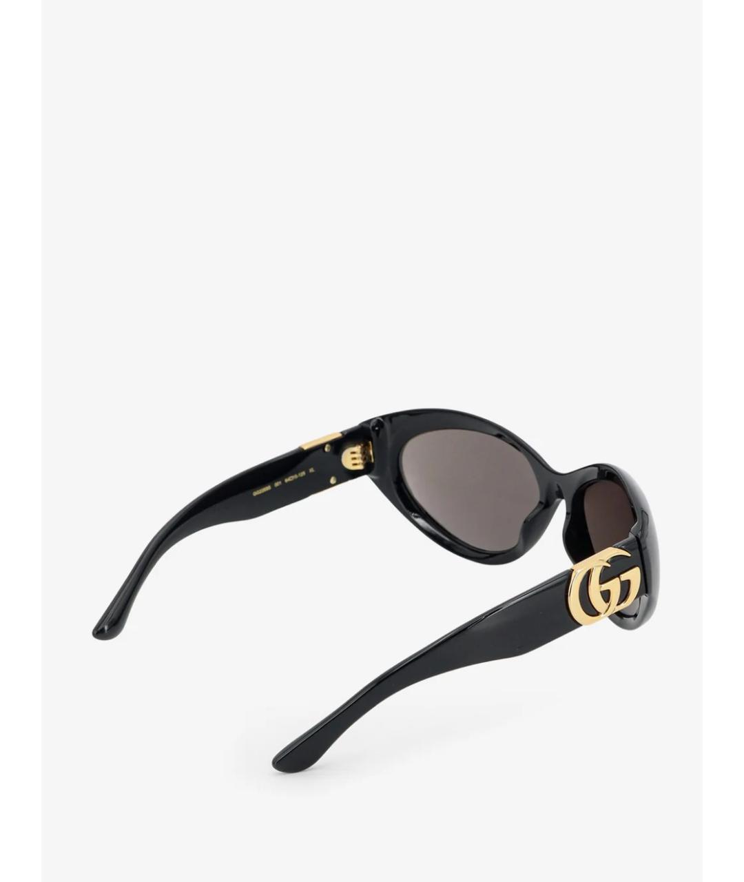 GUCCI Черные пластиковые солнцезащитные очки, фото 2
