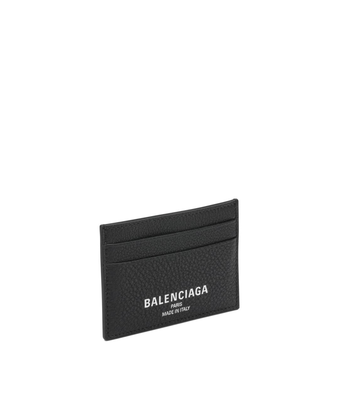 BALENCIAGA Черный кожаный кардхолдер, фото 2