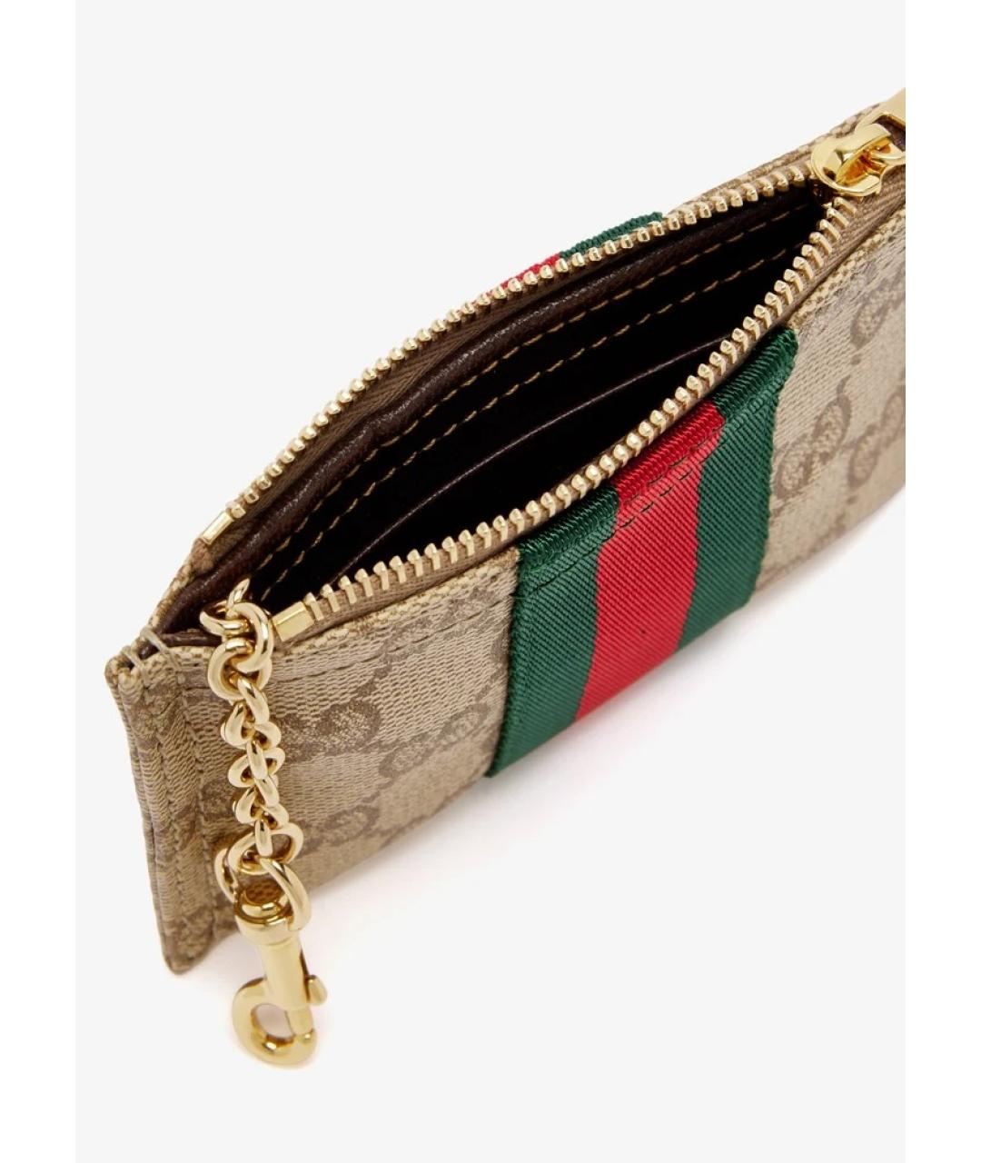 GUCCI Бежевый кошелек, фото 4
