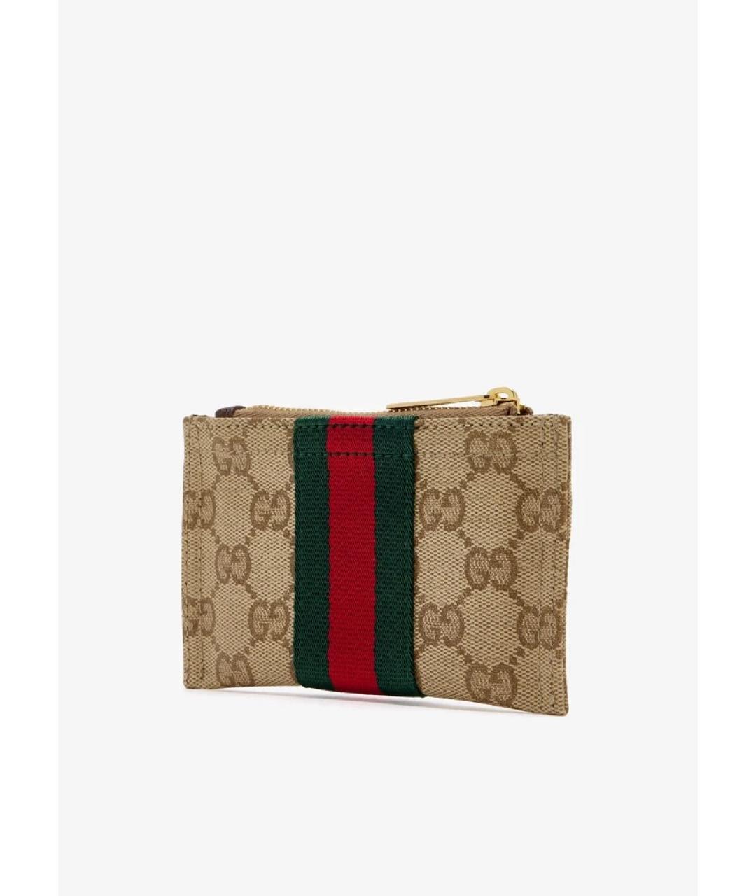 GUCCI Бежевый кошелек, фото 3