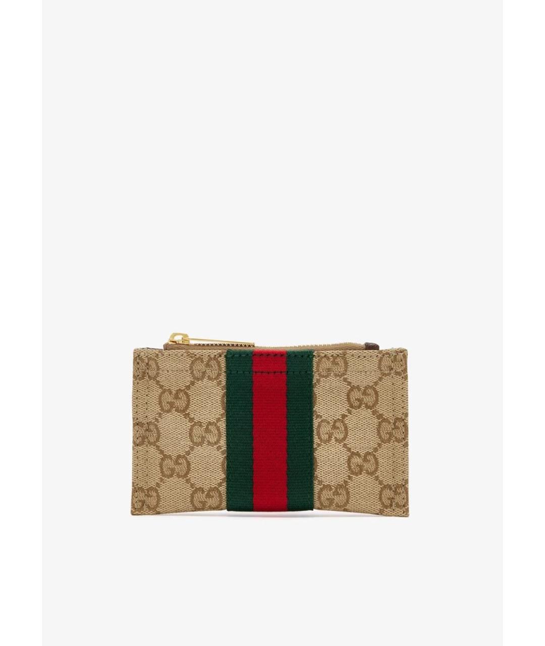 GUCCI Бежевый кошелек, фото 5