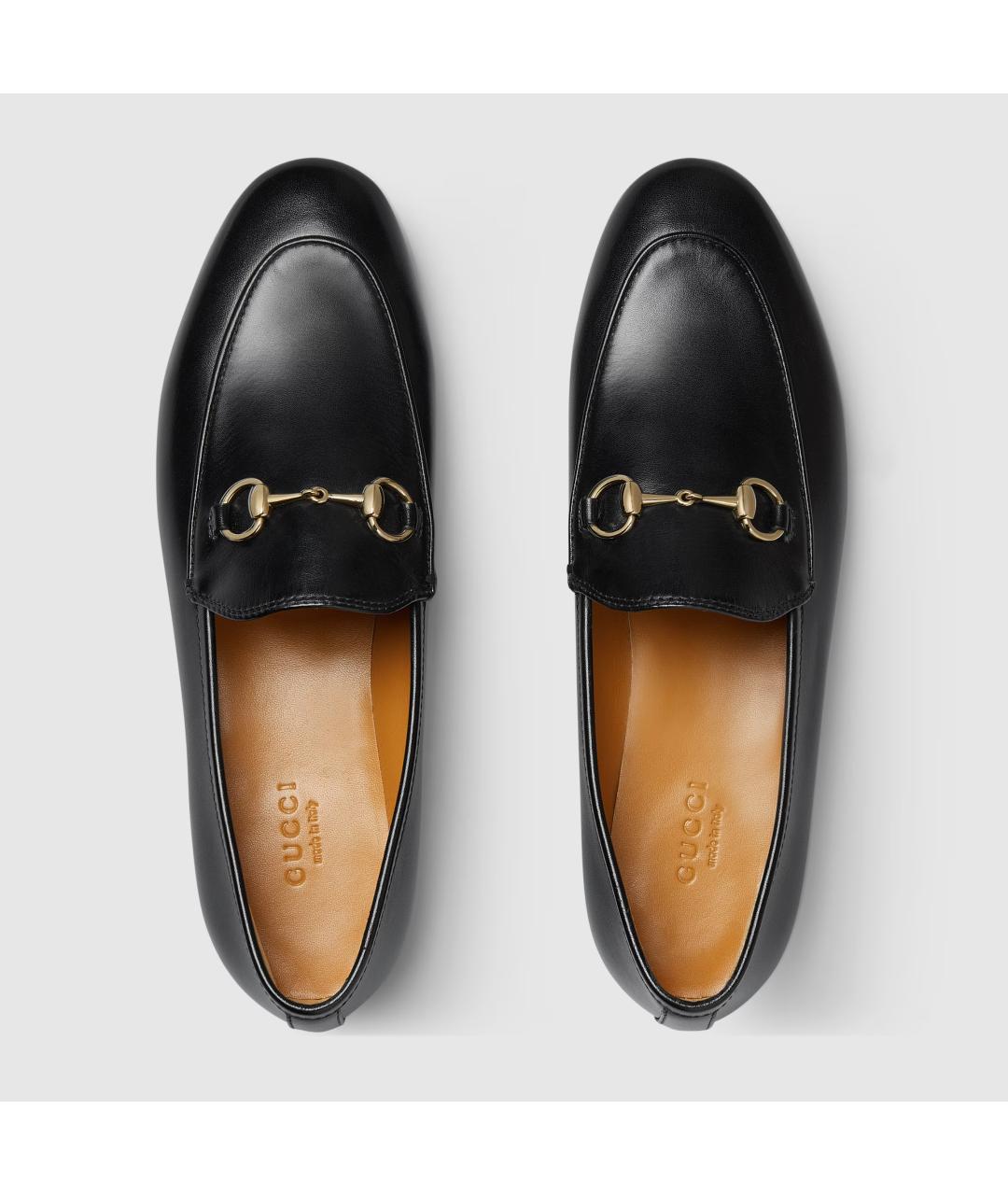 GUCCI Черные кожаные лоферы, фото 4