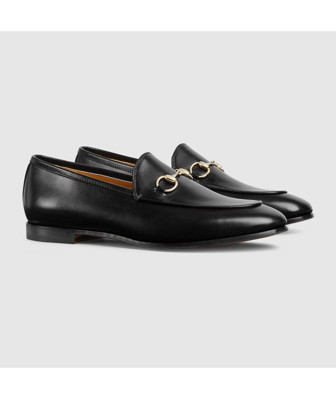 GUCCI Черные кожаные лоферы, фото 2