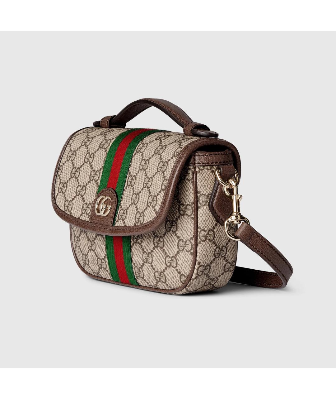 GUCCI Бежевая сумка с короткими ручками, фото 3