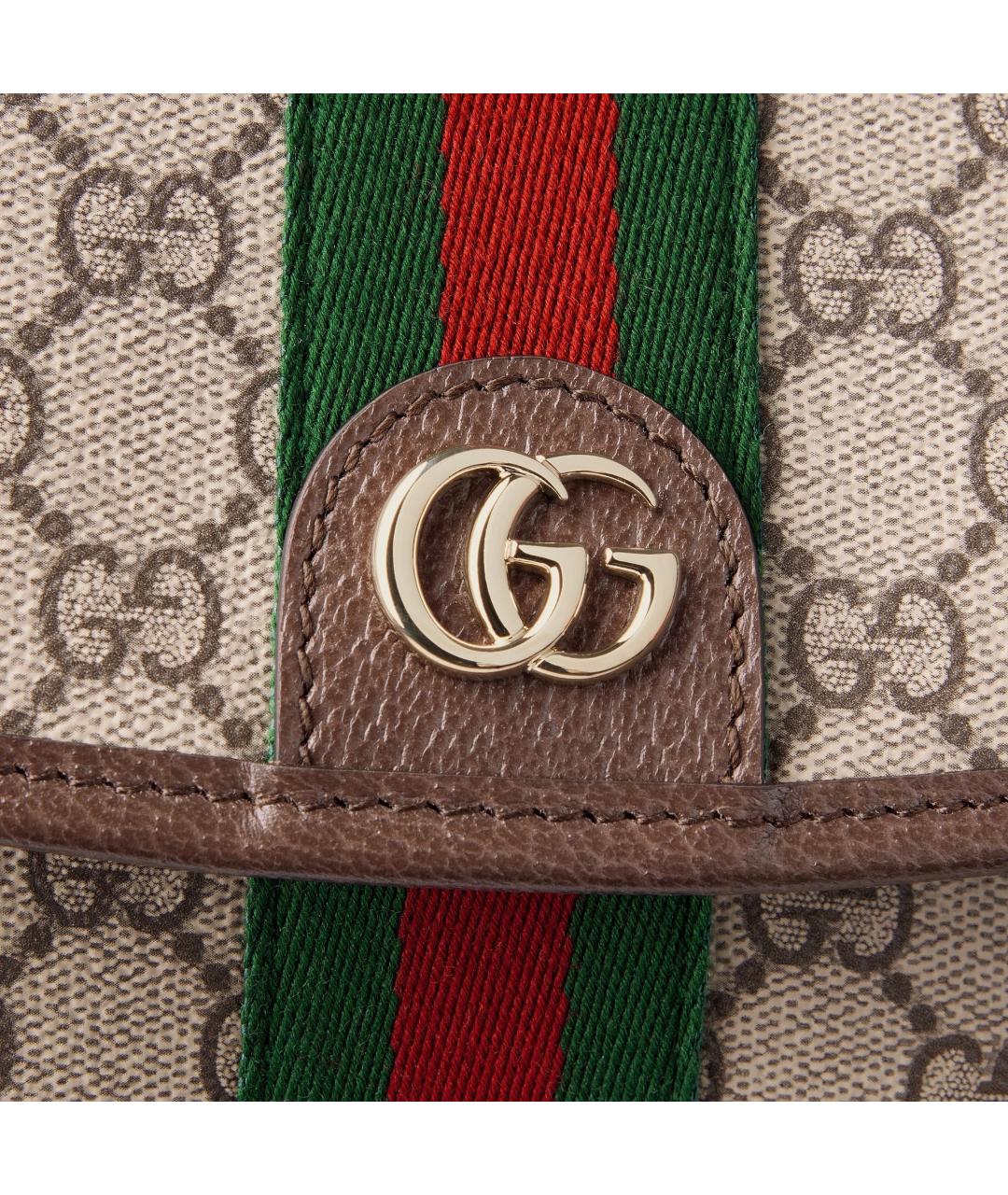 GUCCI Бежевая сумка с короткими ручками, фото 7