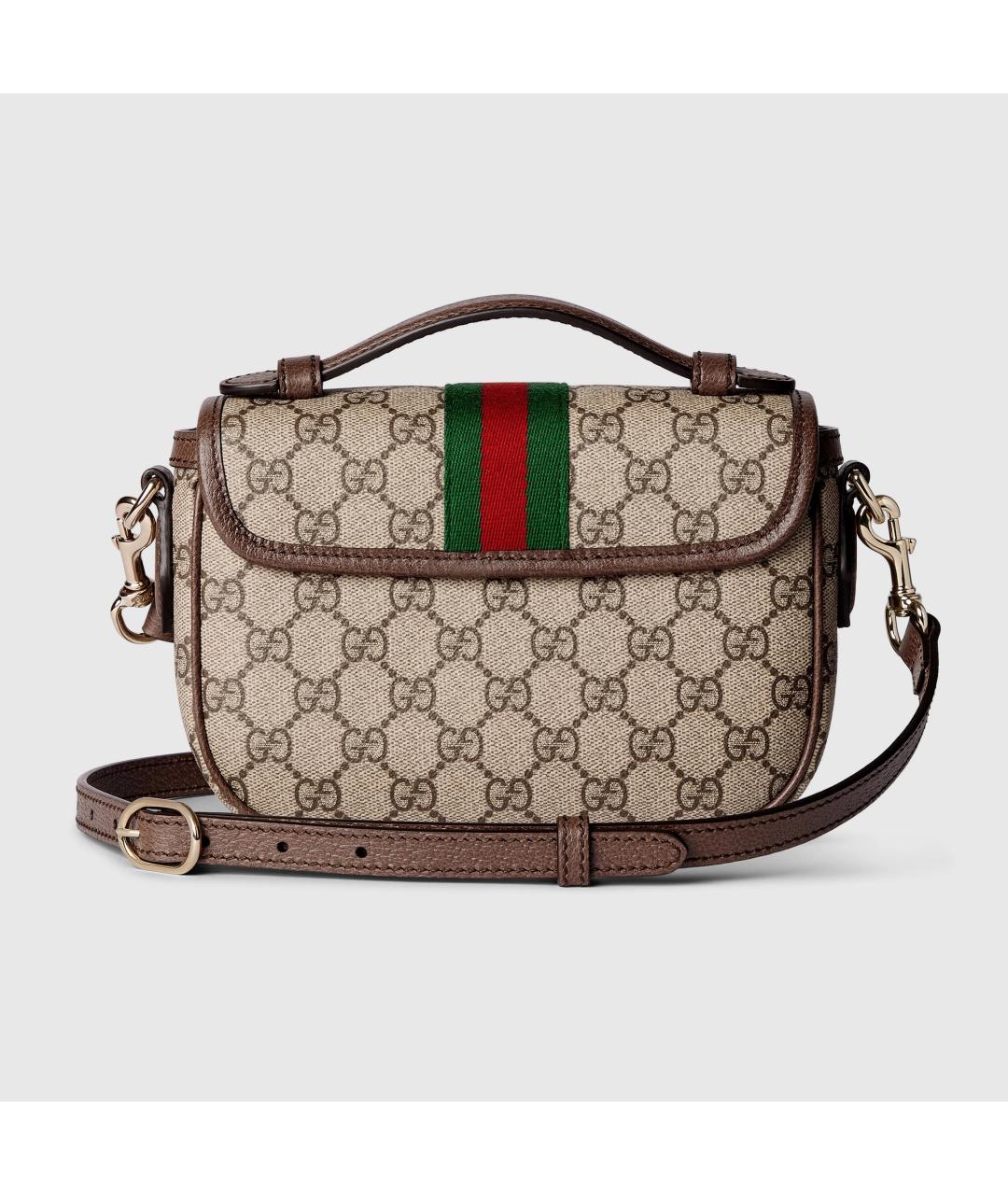 GUCCI Бежевая сумка с короткими ручками, фото 5