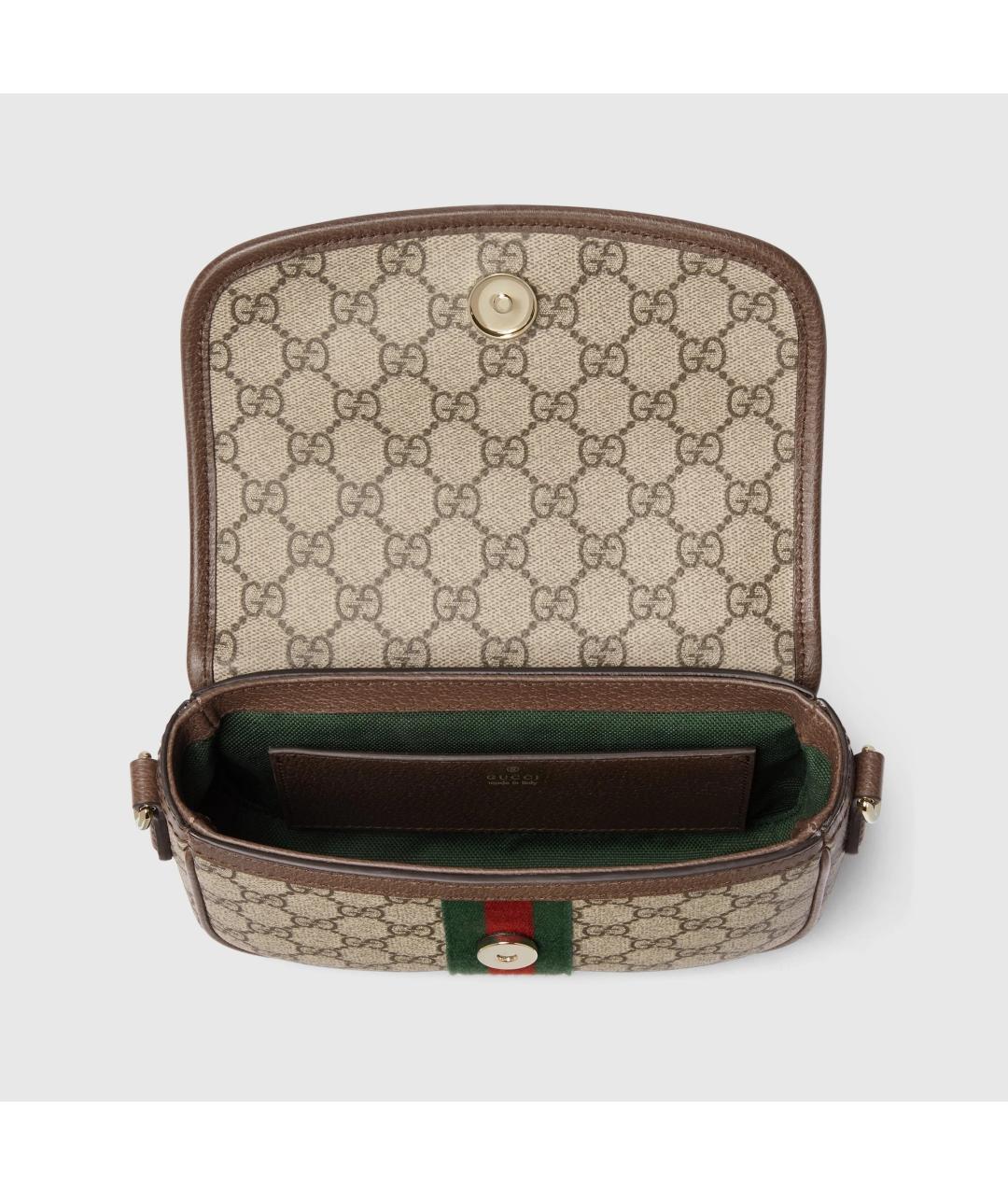 GUCCI Бежевая сумка с короткими ручками, фото 2