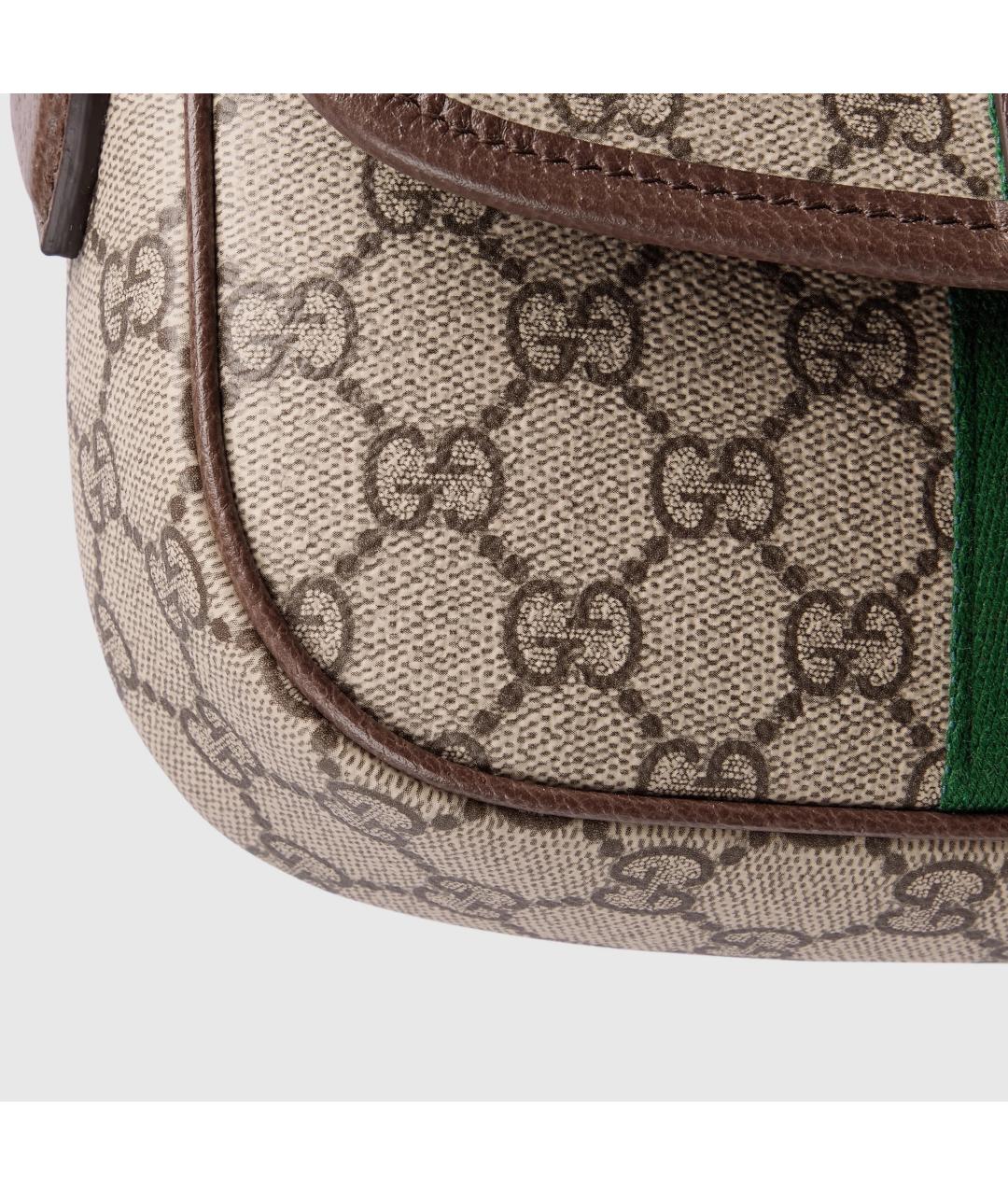 GUCCI Бежевая сумка с короткими ручками, фото 6