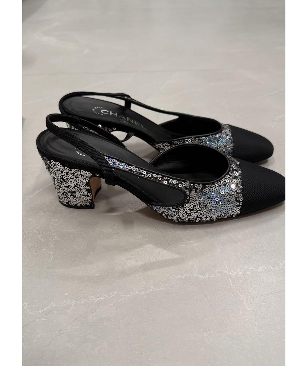 CHANEL Черные туфли, фото 9