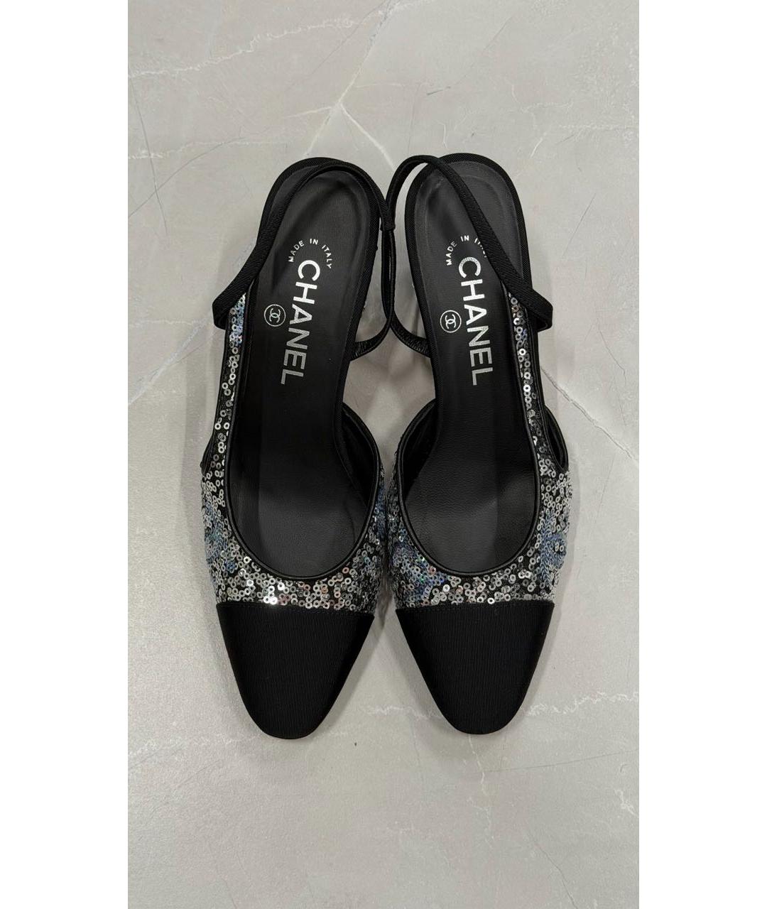 CHANEL Черные туфли, фото 6