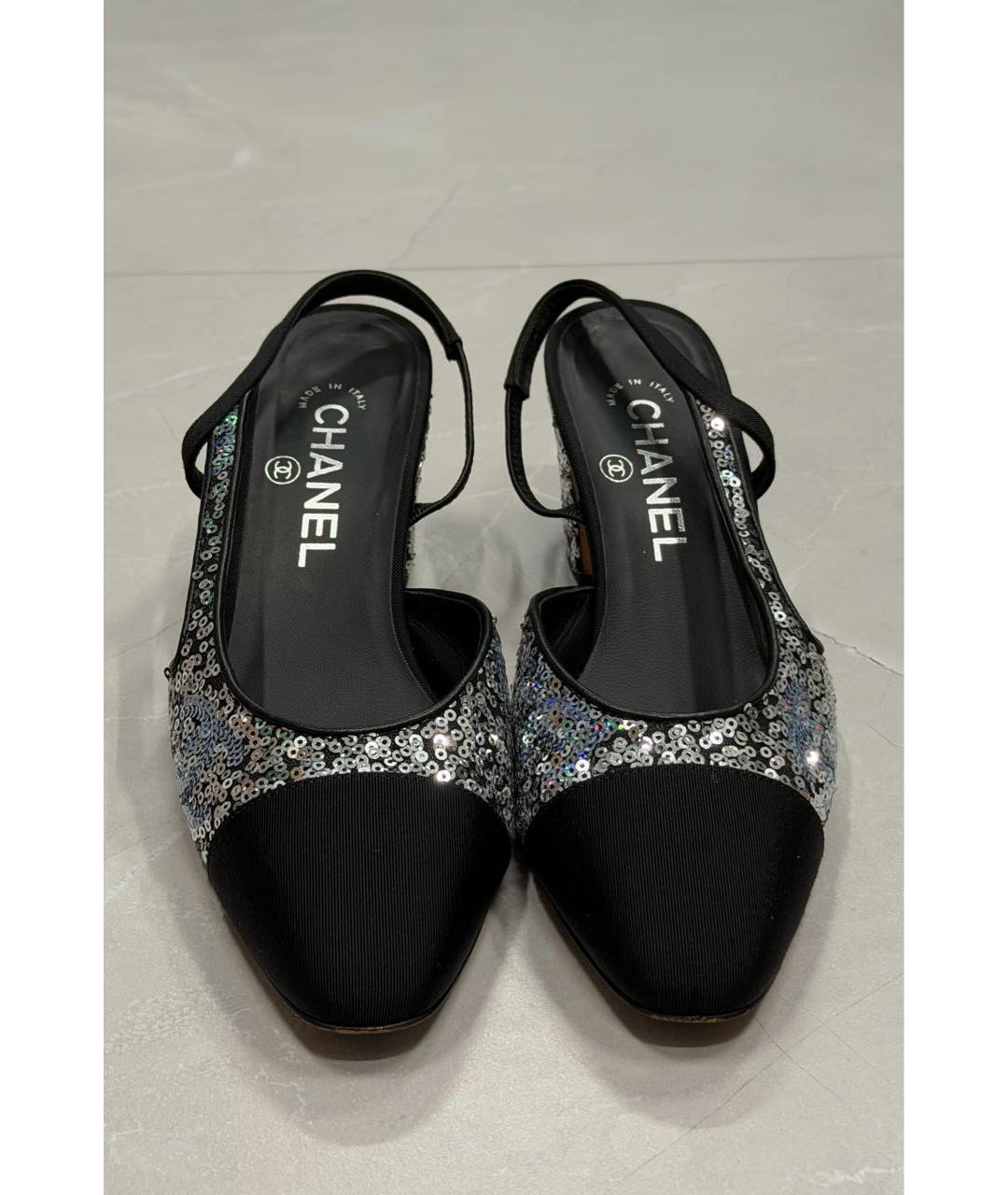CHANEL Черные туфли, фото 8