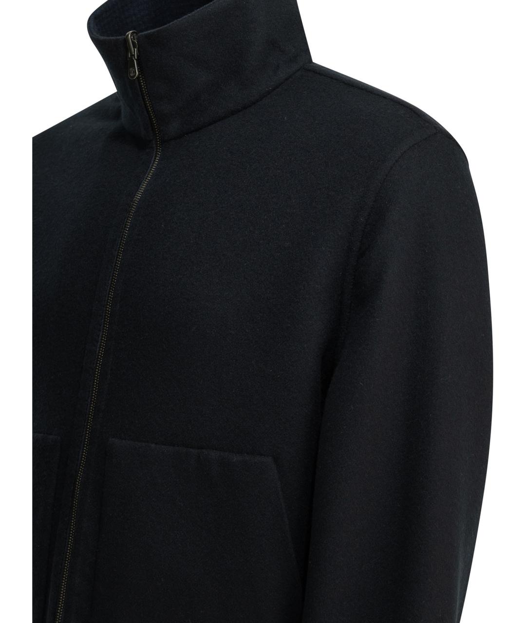 BRUNELLO CUCINELLI Темно-синяя кашемировая куртка, фото 6