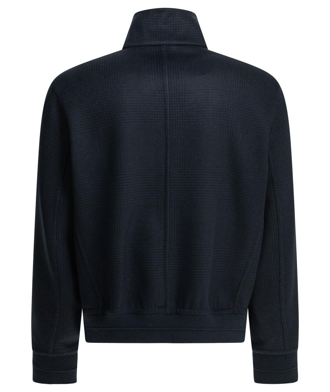 BRUNELLO CUCINELLI Темно-синяя кашемировая куртка, фото 3