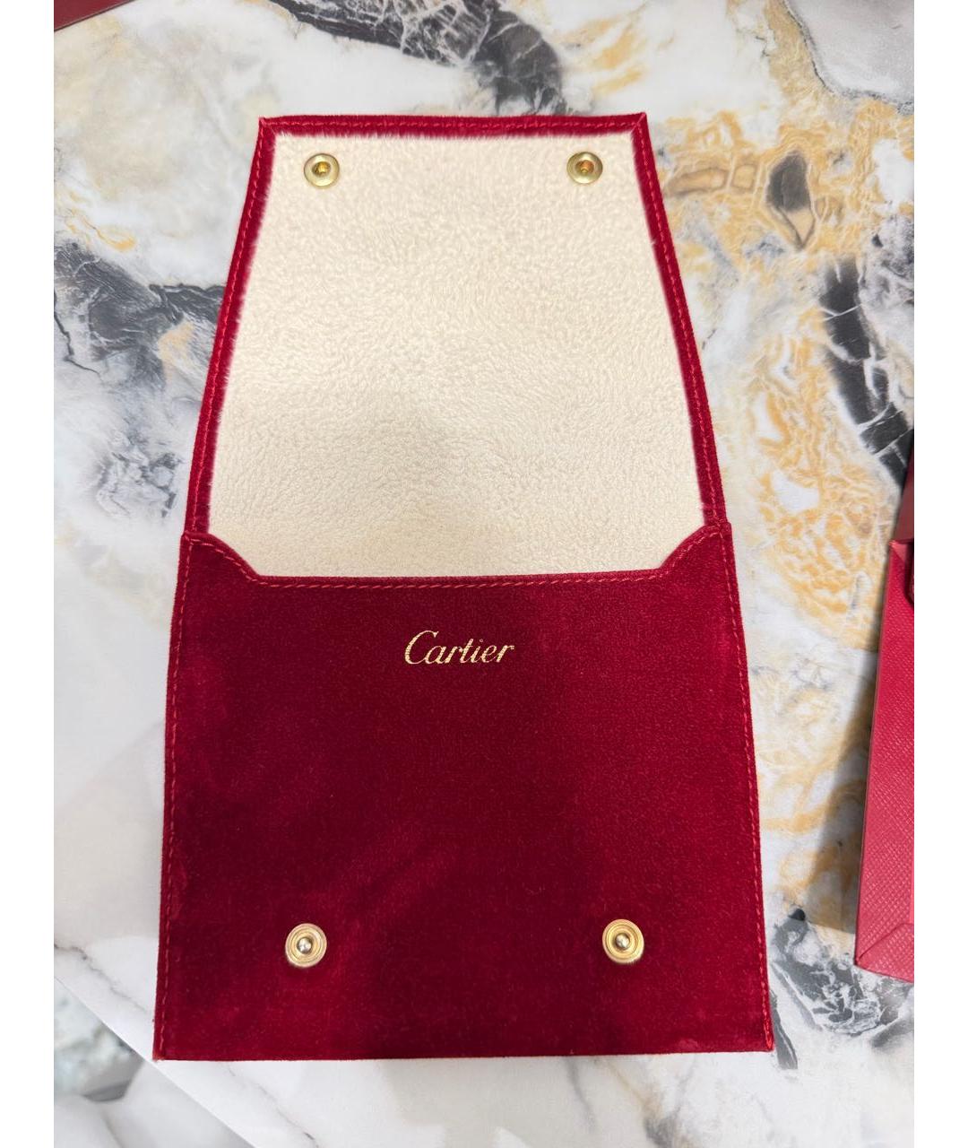 CARTIER Черные кожаные часы, фото 3