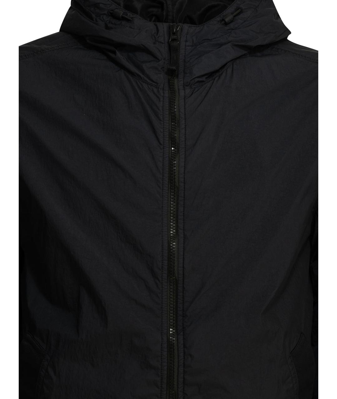 STONE ISLAND Темно-синяя полиамидовая куртка, фото 3