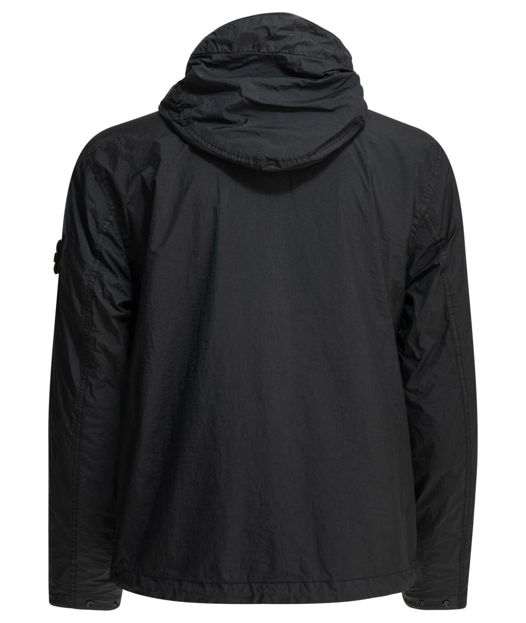 STONE ISLAND Темно-синяя полиамидовая куртка, фото 2
