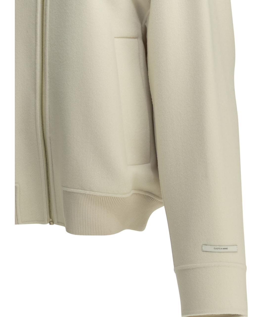 SPORTMAX Белая шерстяная куртка, фото 4