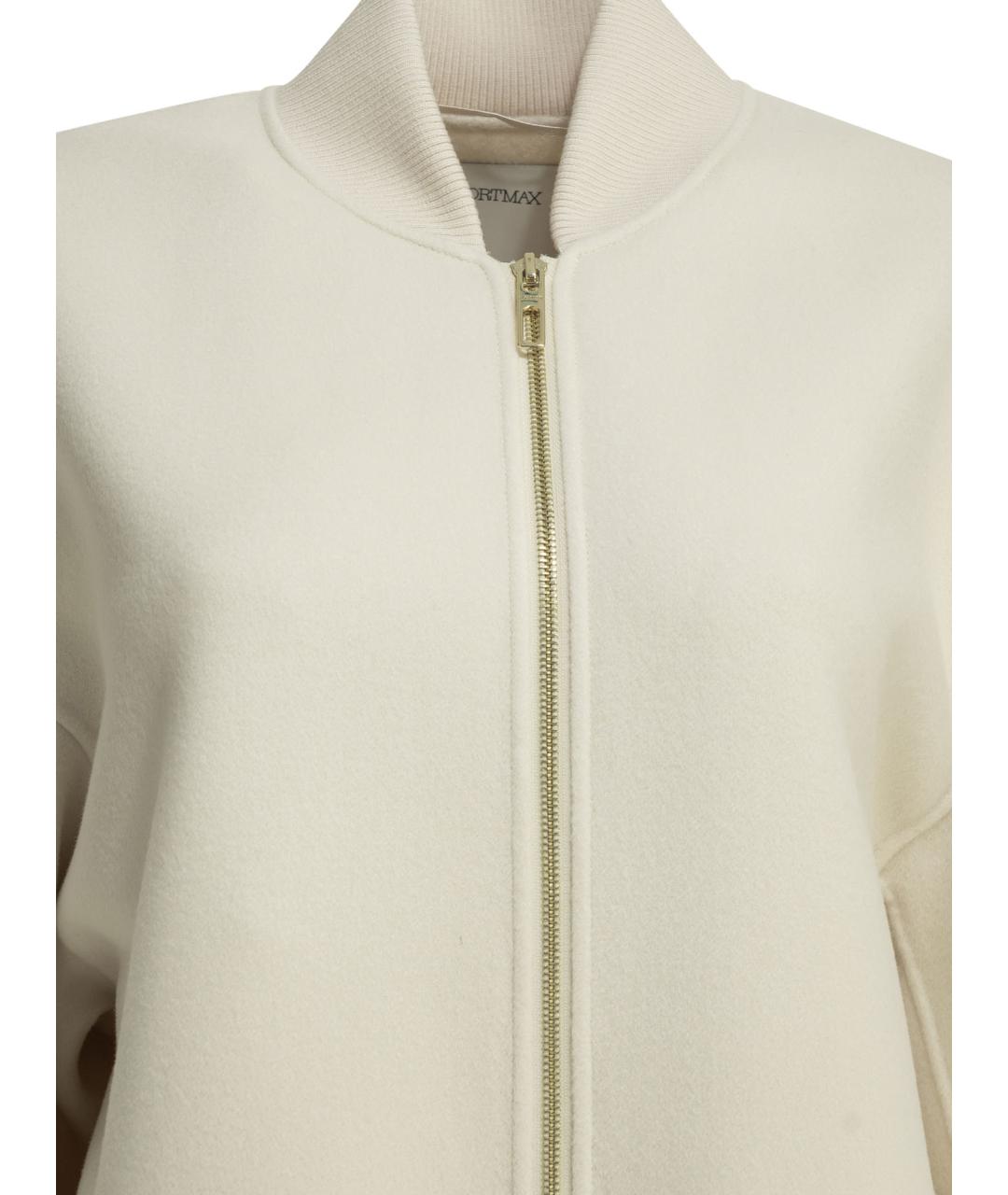 SPORTMAX Белая шерстяная куртка, фото 3