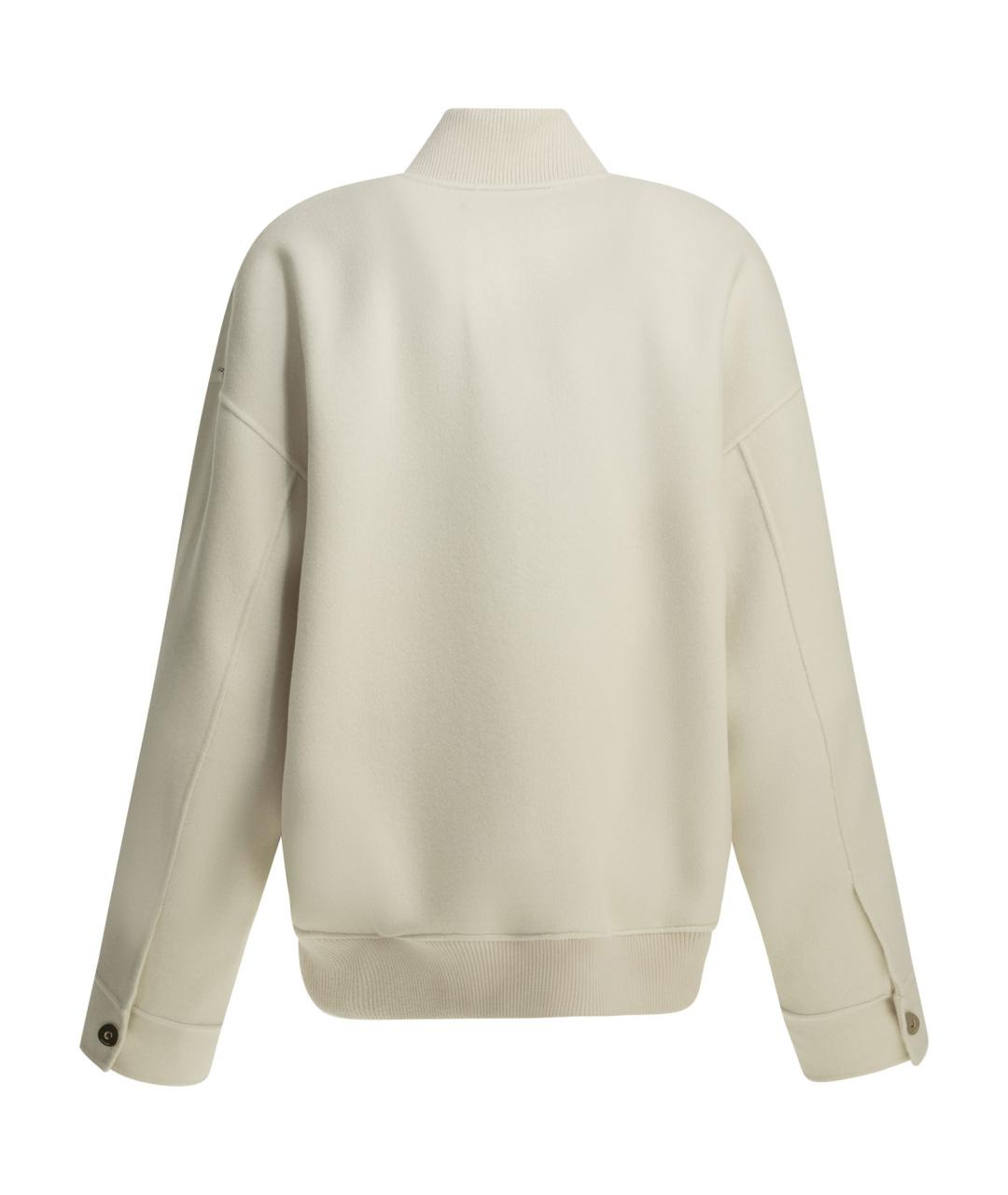 SPORTMAX Белая шерстяная куртка, фото 2