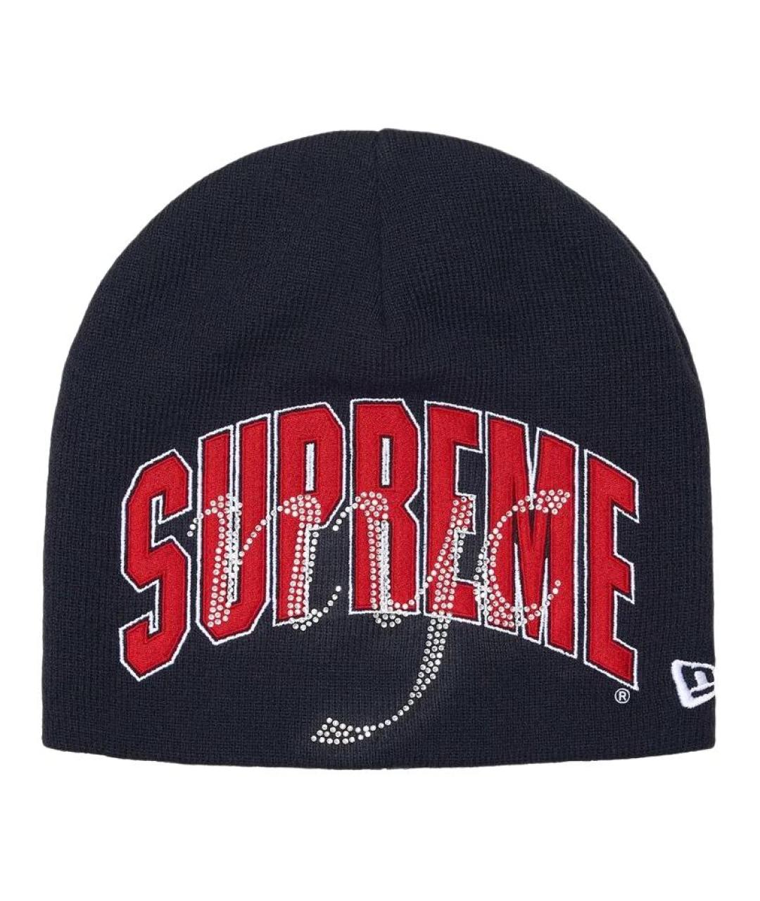 SUPREME Черная шапка, фото 3