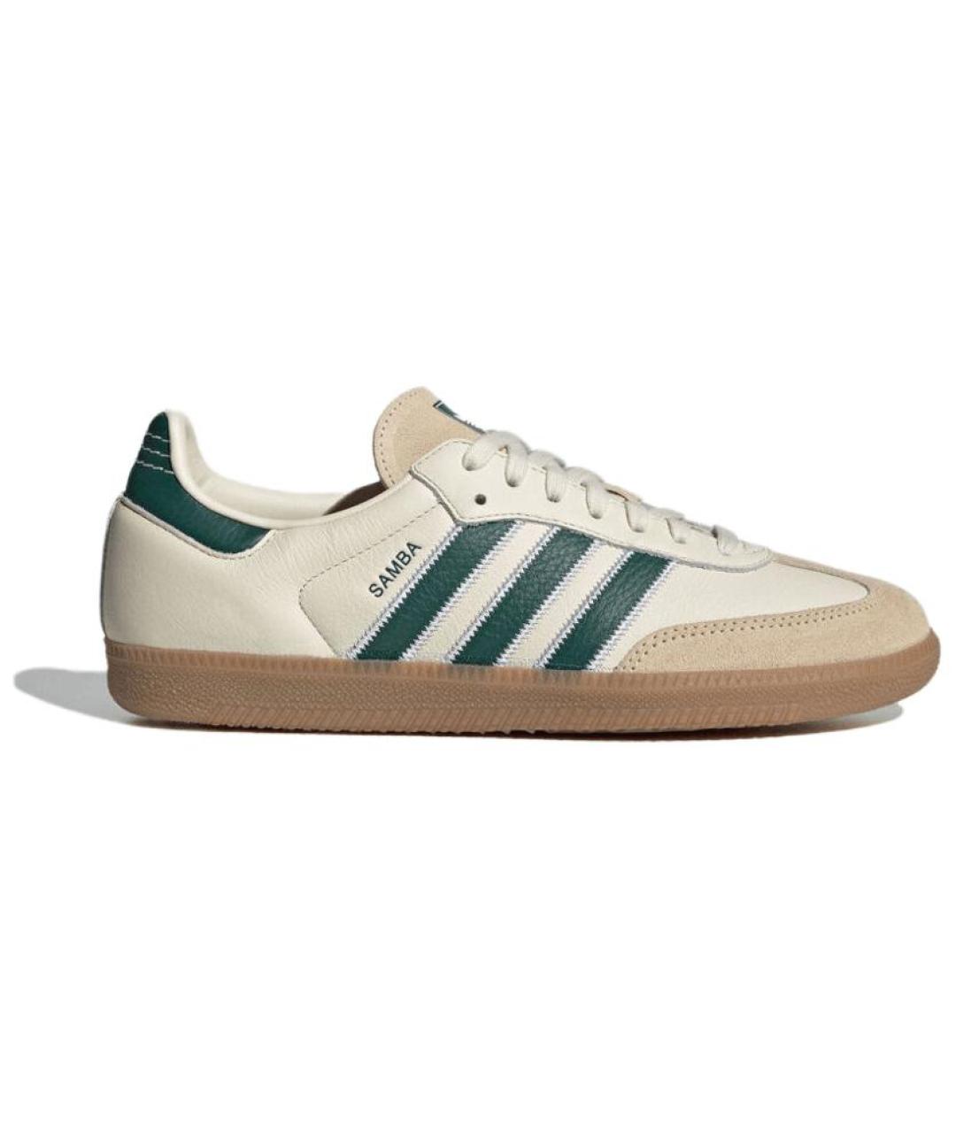ADIDAS Бежевые кожаные кеды, фото 8