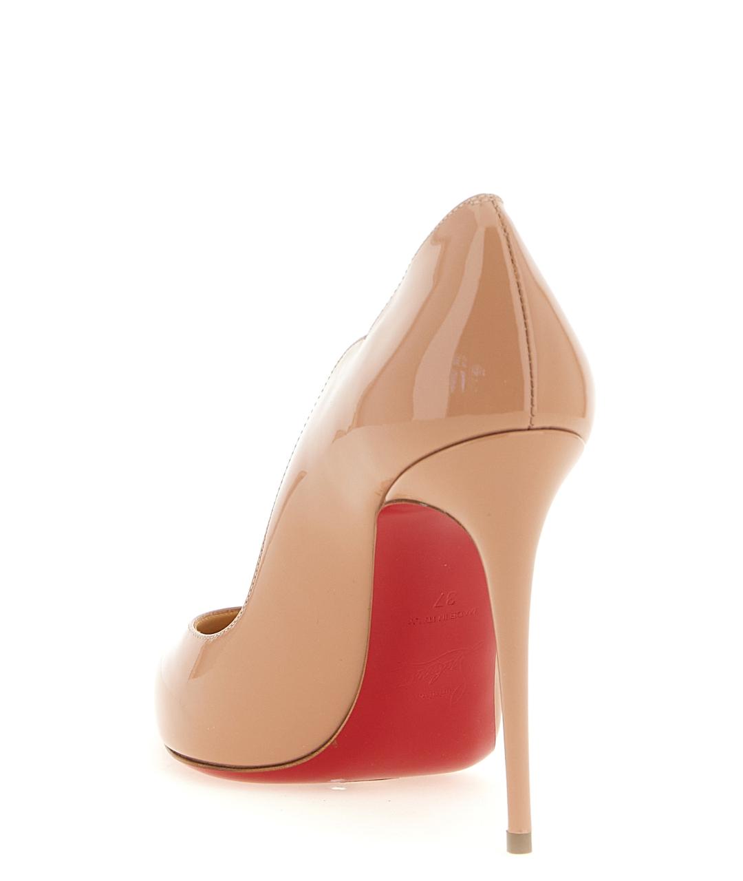 CHRISTIAN LOUBOUTIN Розовые туфли из лакированной кожи, фото 3