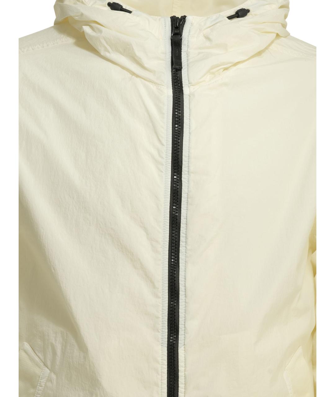 STONE ISLAND Белая полиамидовая куртка, фото 3