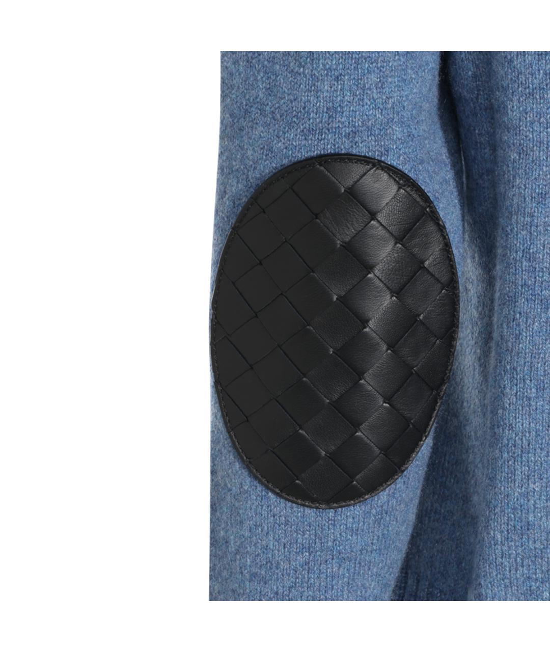 BOTTEGA VENETA Синий шерстяной джемпер / свитер, фото 4
