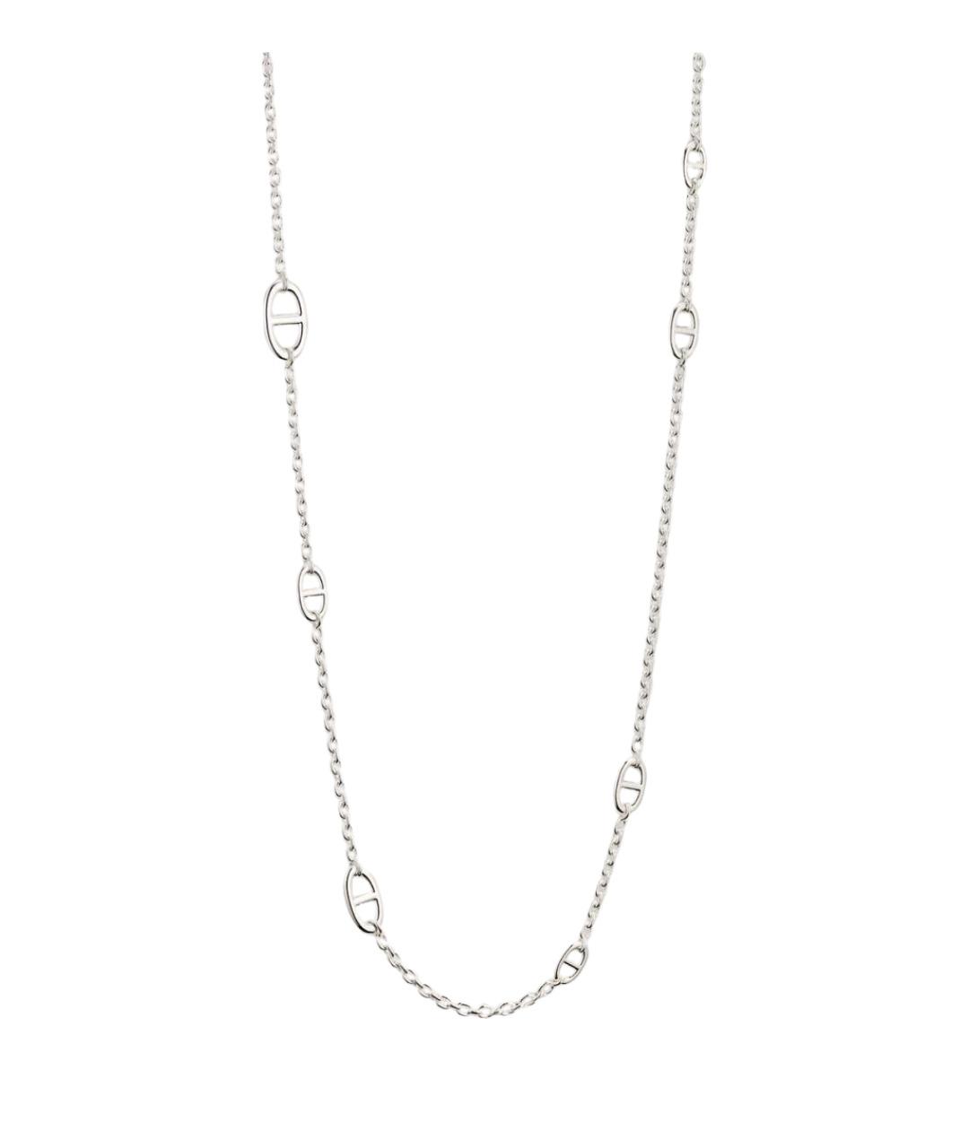 HERMES Серебряное серебряное колье, фото 1