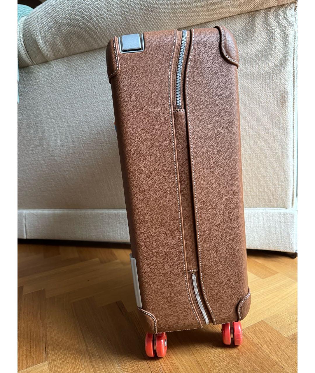 HERMES Оранжевый чемодан, фото 4