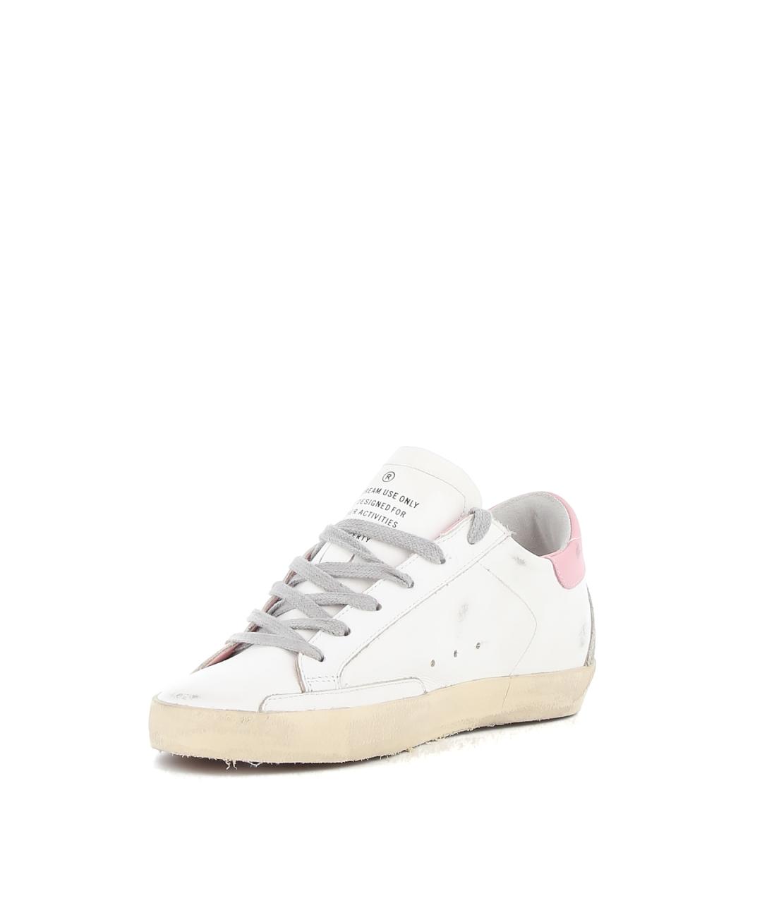 GOLDEN GOOSE Белые кожаные кеды, фото 3