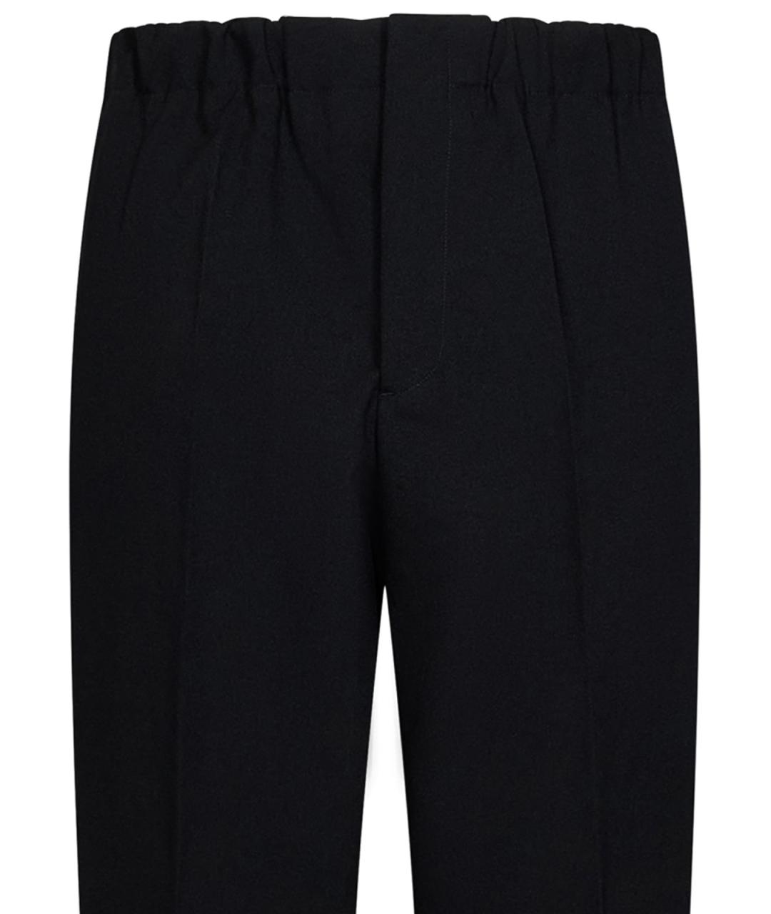 JIL SANDER Черные повседневные брюки, фото 3