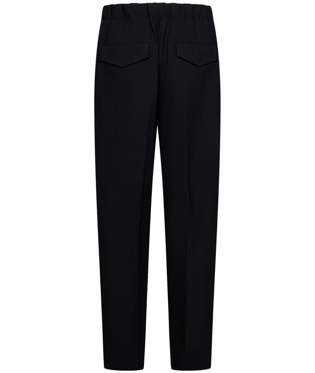 JIL SANDER Черные повседневные брюки, фото 2