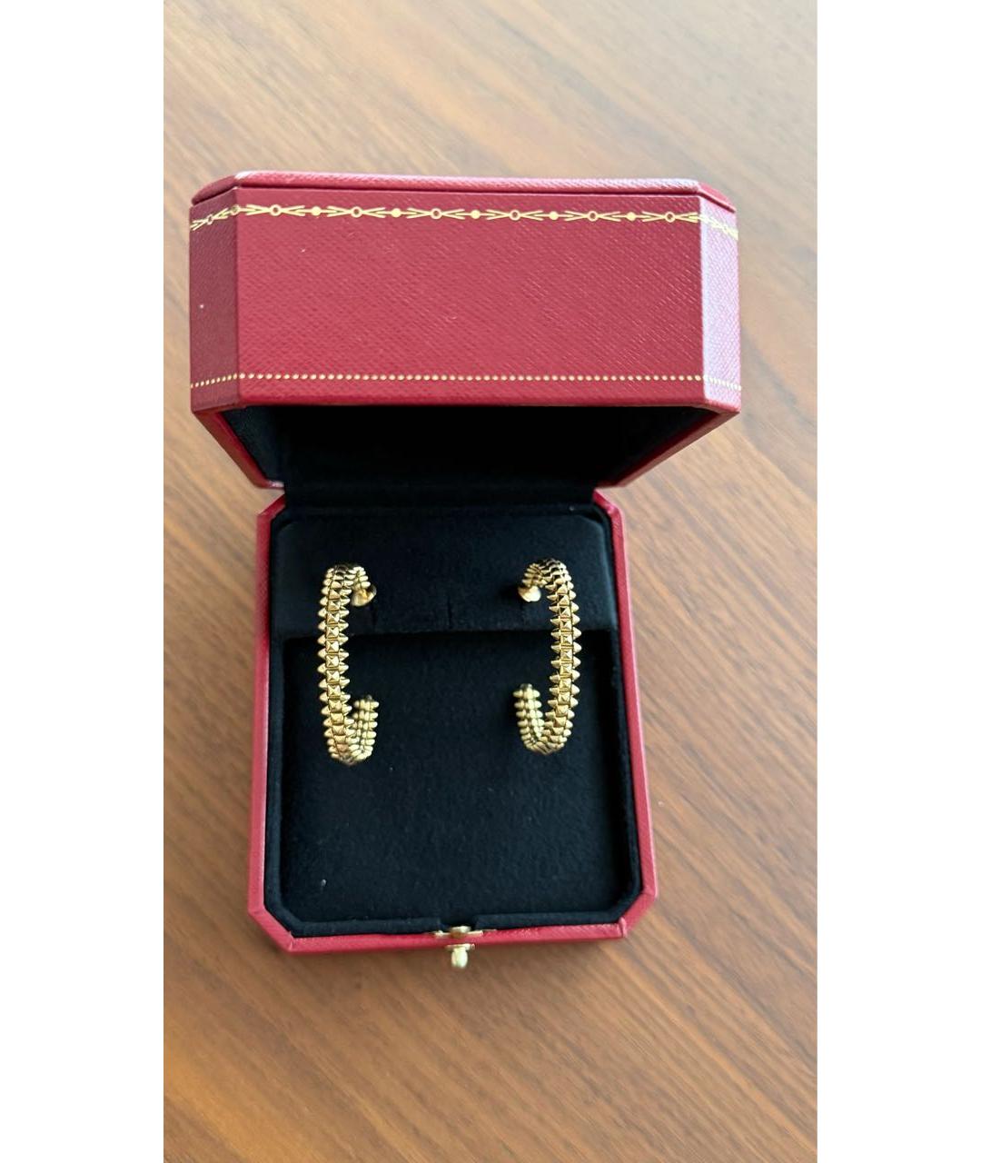 CARTIER Золотые серьги из желтого золота, фото 5