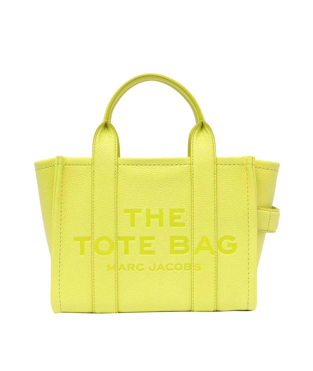 MARC JACOBS Желтая кожаная сумка тоут, фото 1