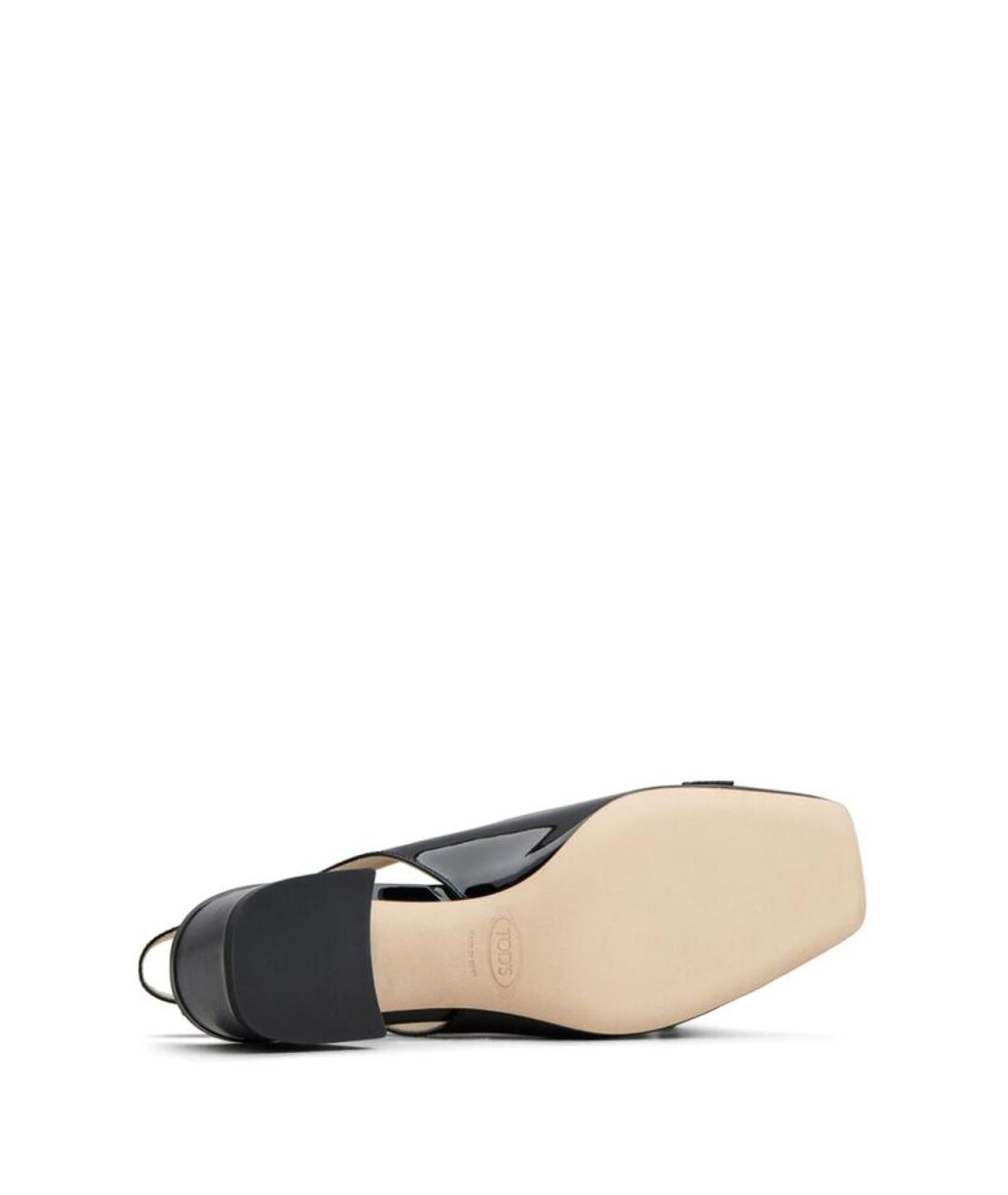 TOD'S Черные туфли из лакированной кожи, фото 5