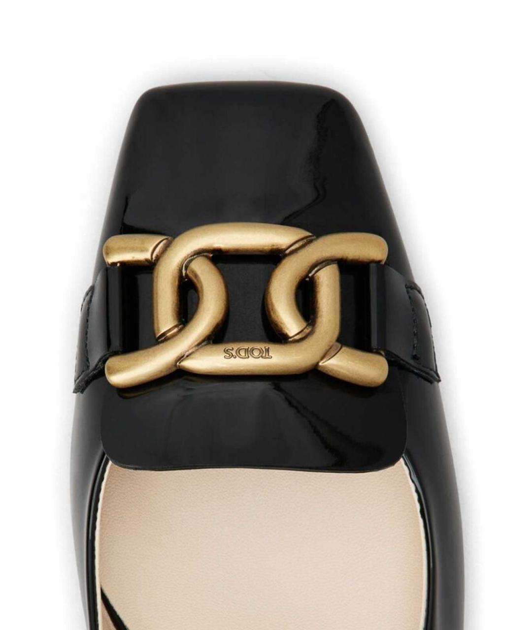 TOD'S Черные туфли из лакированной кожи, фото 2