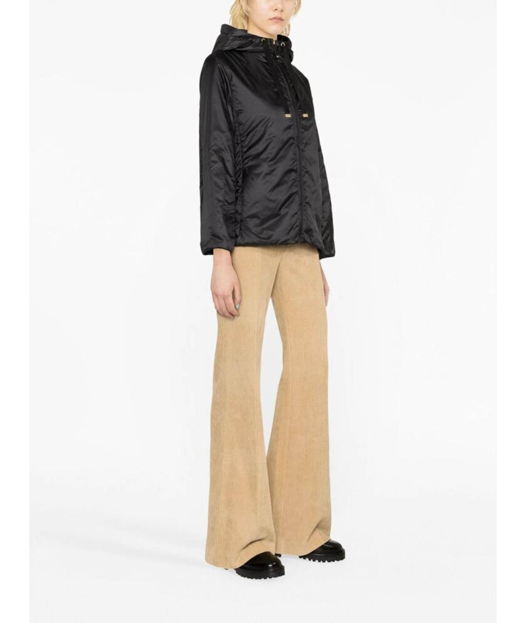 MAX MARA Черная полиэстеровая куртка, фото 4