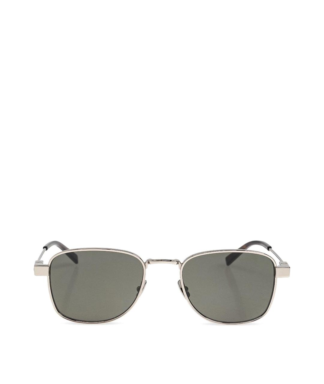 SAINT LAURENT Металлические солнцезащитные очки, фото 1