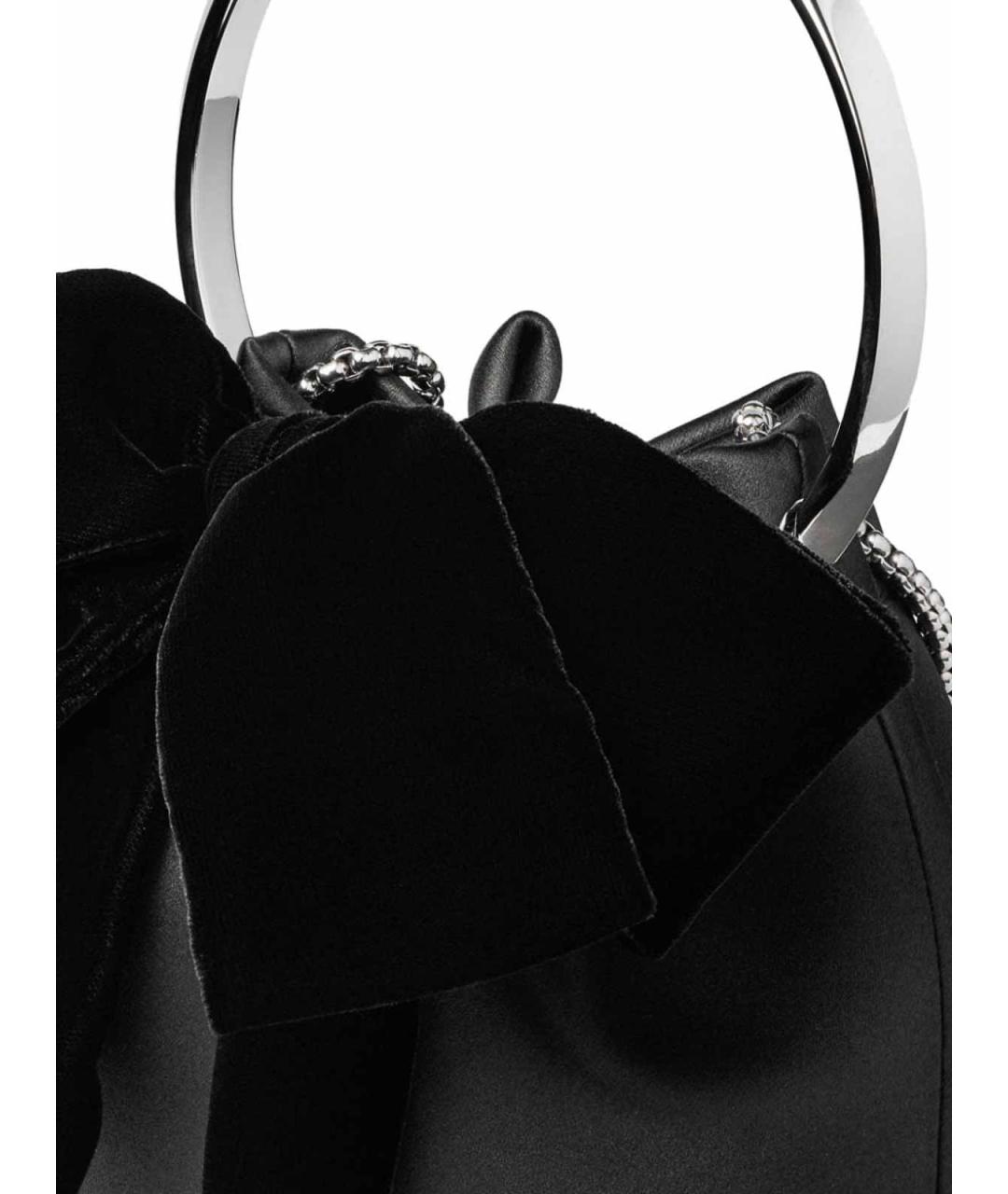 JIMMY CHOO Черная кожаная сумка с короткими ручками, фото 3