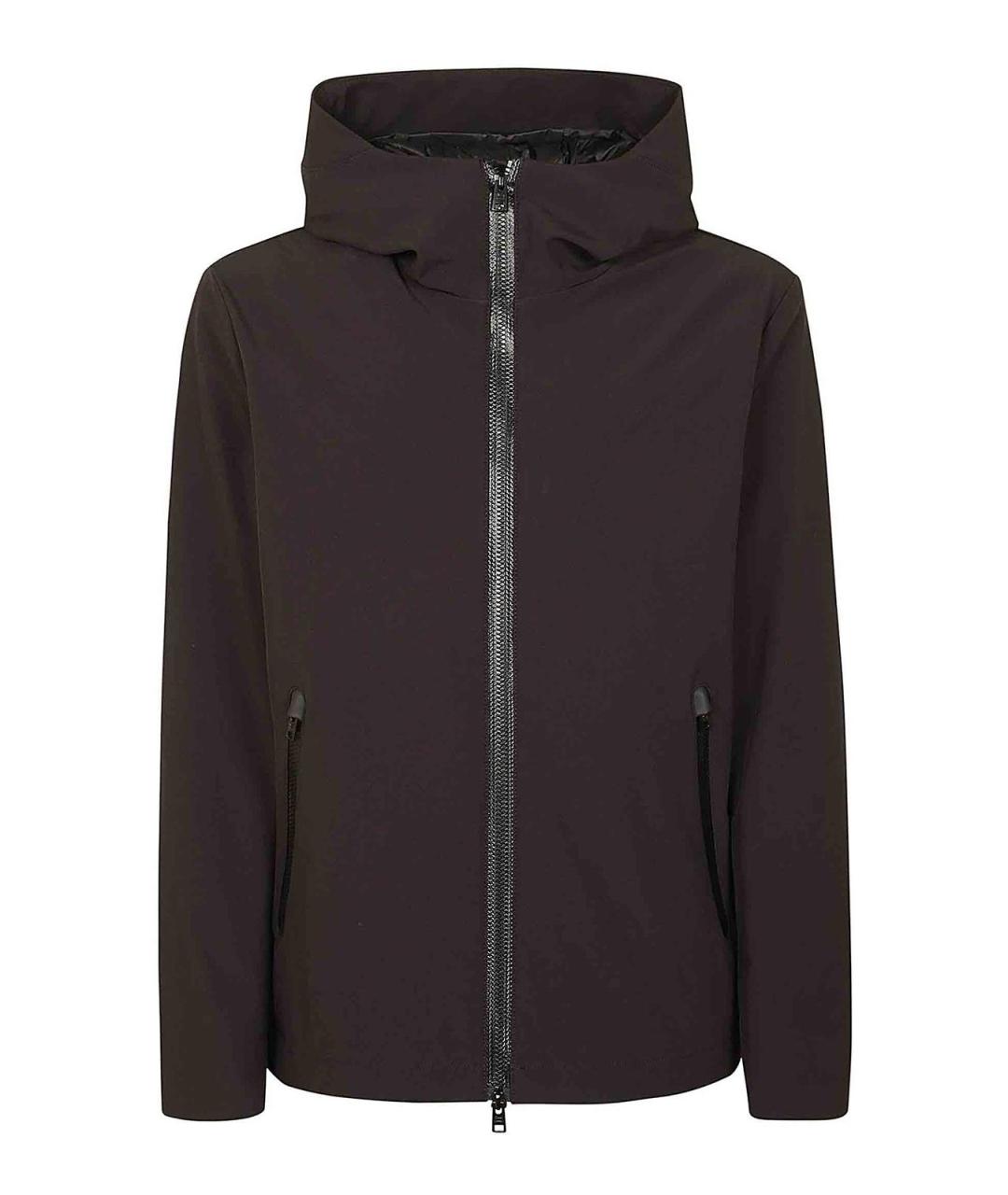 WOOLRICH Черная полиамидовая куртка, фото 1