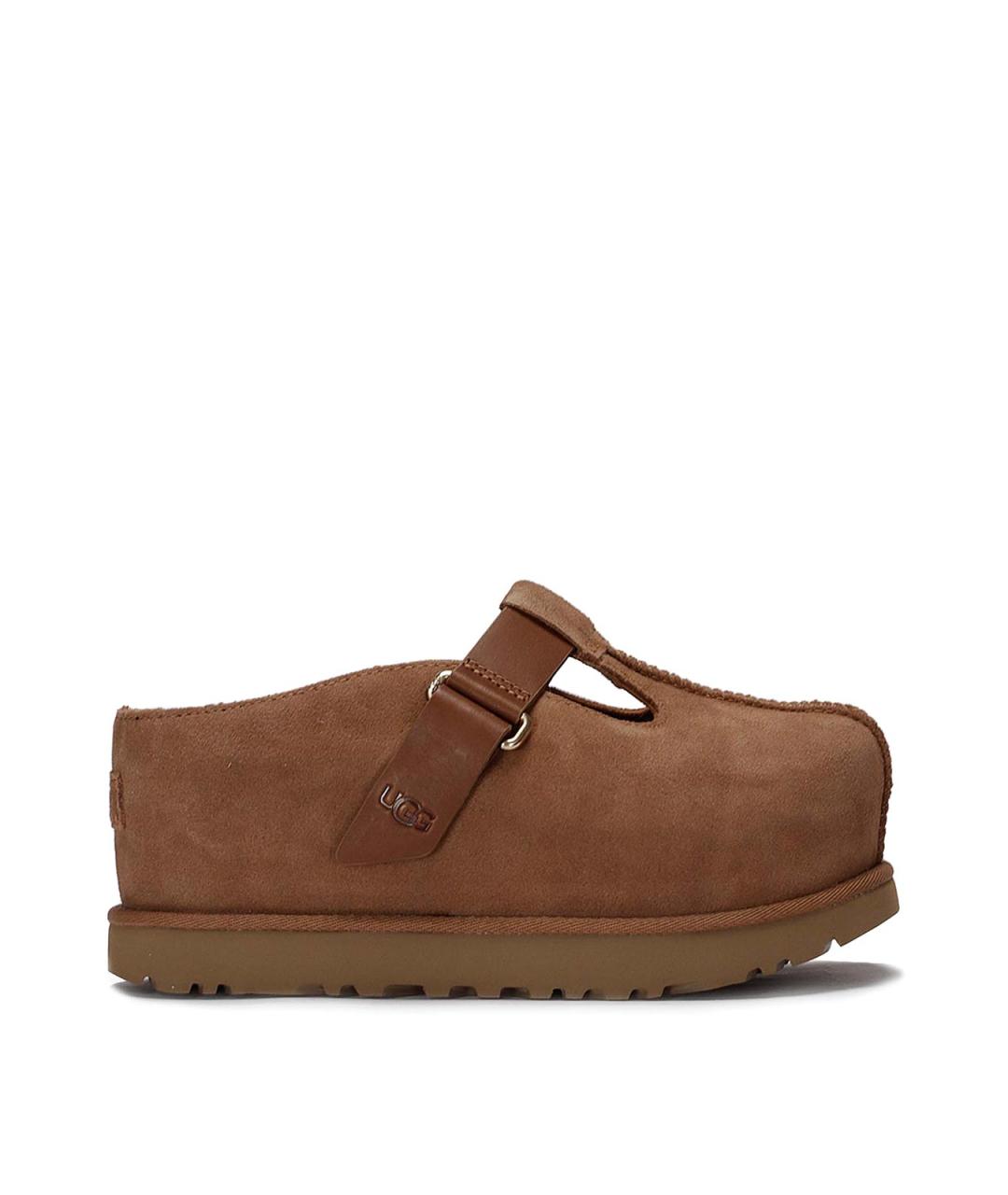 UGG Коричневые замшевые сандалии, фото 1