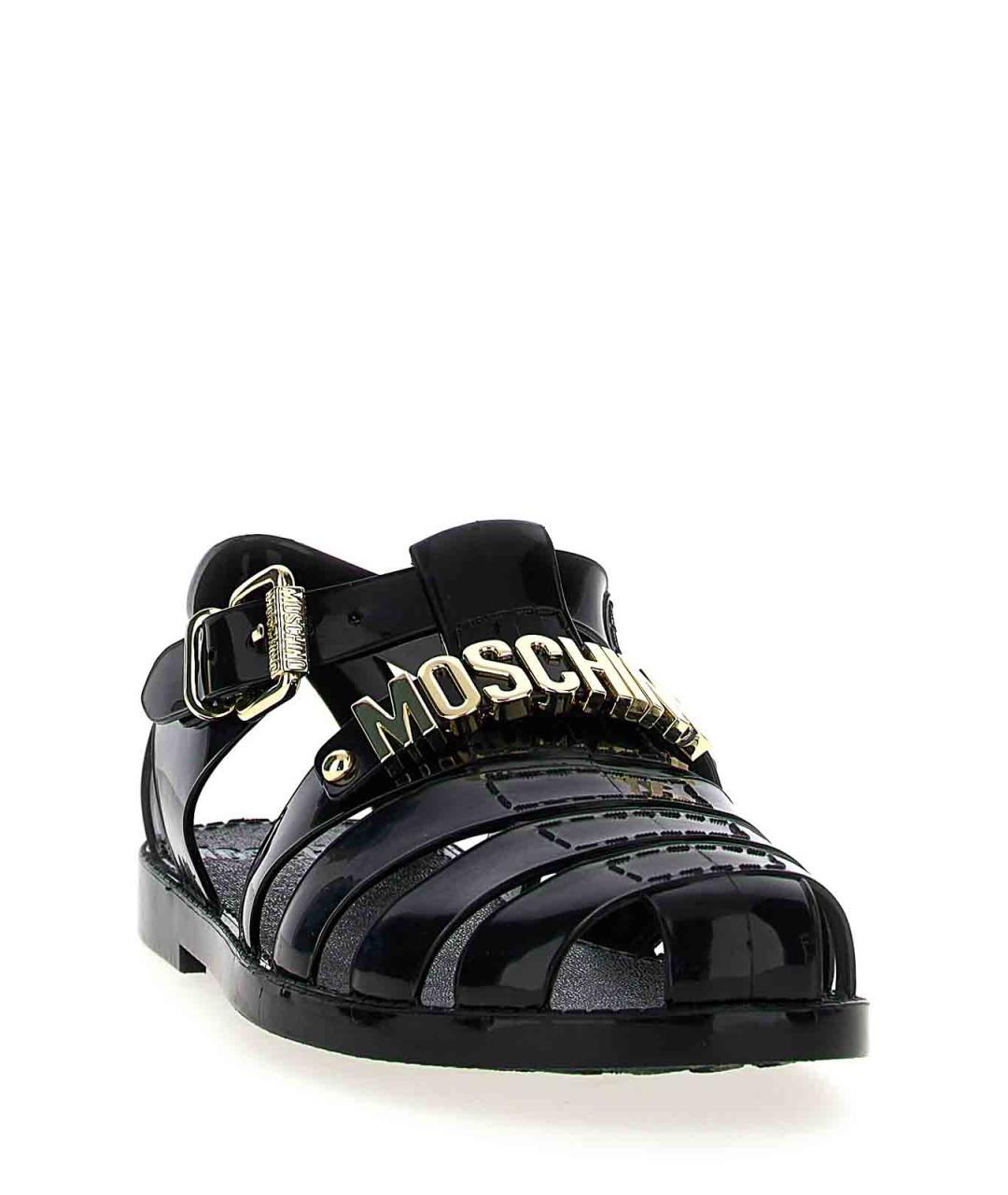 MOSCHINO Черные сандалии, фото 2