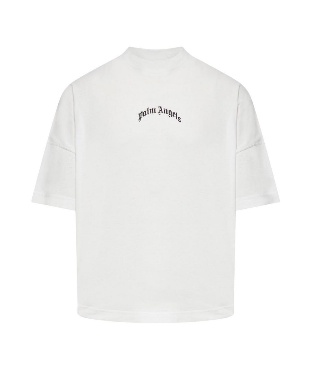 PALM ANGELS Белая хлопковая футболка, фото 1