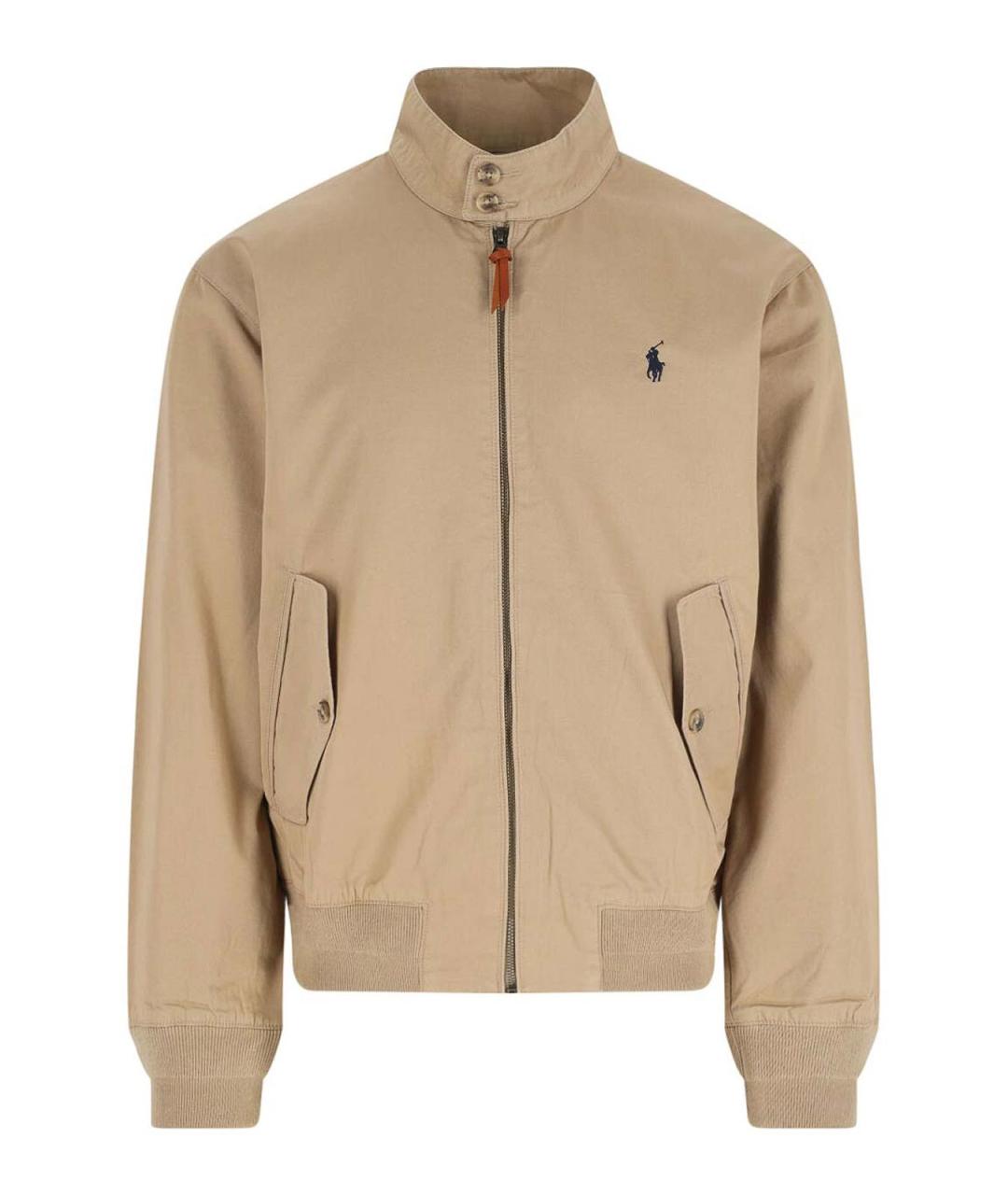 POLO RALPH LAUREN Бежевая хлопковая куртка, фото 1