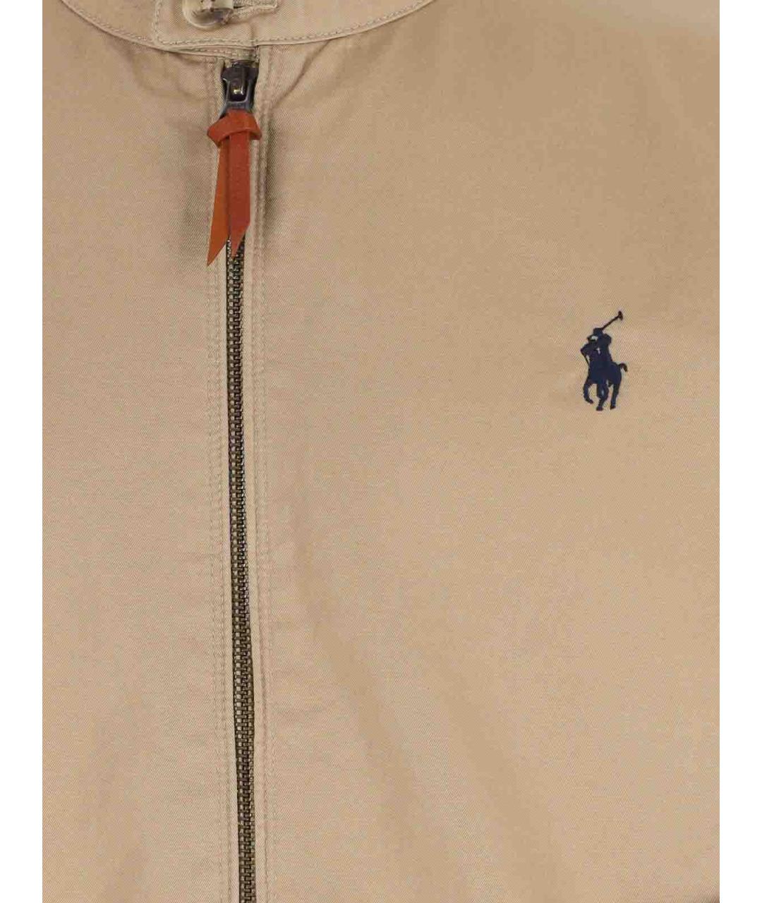POLO RALPH LAUREN Бежевая хлопковая куртка, фото 3