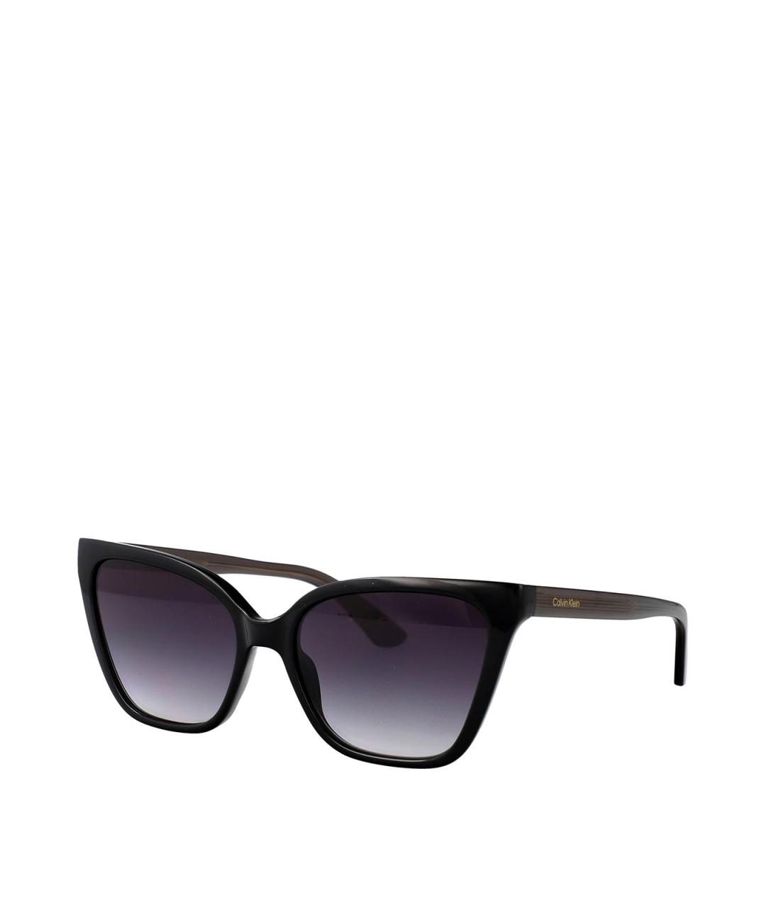 CALVIN KLEIN Черные солнцезащитные очки, фото 2
